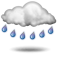 Overcast, mist, heavy rain